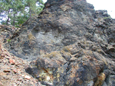 Outcrop of Alunite Quartzite