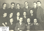 Они тоже были студентами. Группа ГСПС-43, IV курс, 26 апреля 1947 год. Будущие наши Учителя.